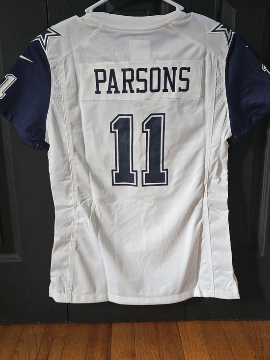 Nike Tops - Womans Size Small, White & Navy Parsons #11 Football Jersey Nike NFL